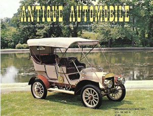 ANTIQUE AUTOMOBILE 1971 SEPT - '07 CARTERCAR,'20 LOCOMOBILE MODEL 48,MULTIPLEX